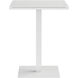 Merano 40.25 X 32 inch White Outdoor Bar Table